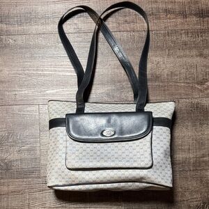Vintage GUCCI Micro GG Supreme Tote Bag PVC Leather